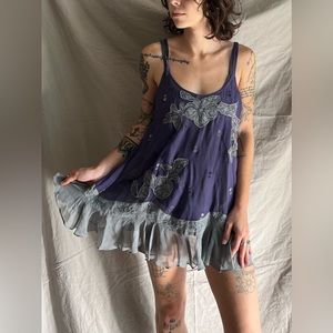 *rare* Vintage Free People Silk Top